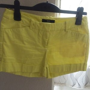 Yellow shorts